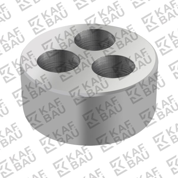 Ankraj Başlığı - Düz<br>0.5"x 3 Delikli - 90 mm